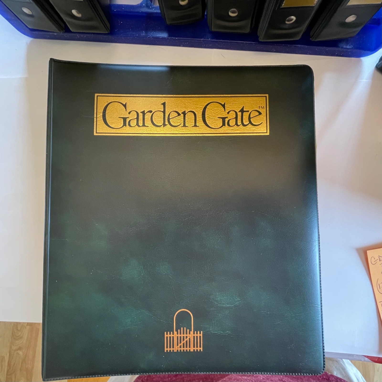 Garden Gate Magazine 1996 Issues 7-12 Vintage Green Branded Binder Collection