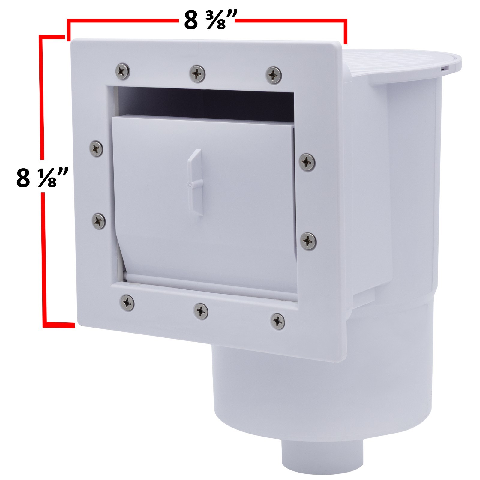 Rx Clear Standard Thru-Wall Skimmer w/ Return Fitting for Above Ground Pools