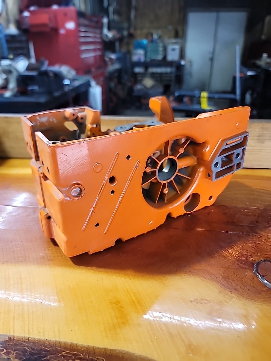 Olympic 261 Crankcase Assembly Both Halves New OEM Orange
