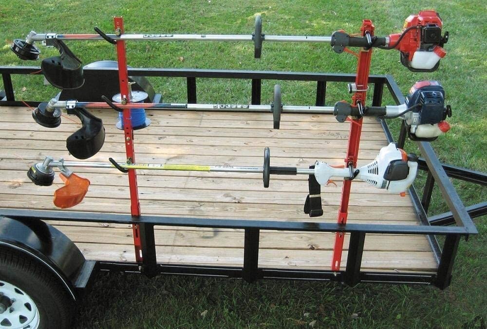 Jungle Jim’s Trimmer Rack 3TR – Holds 3 Trimmers On Trailer – New in Box