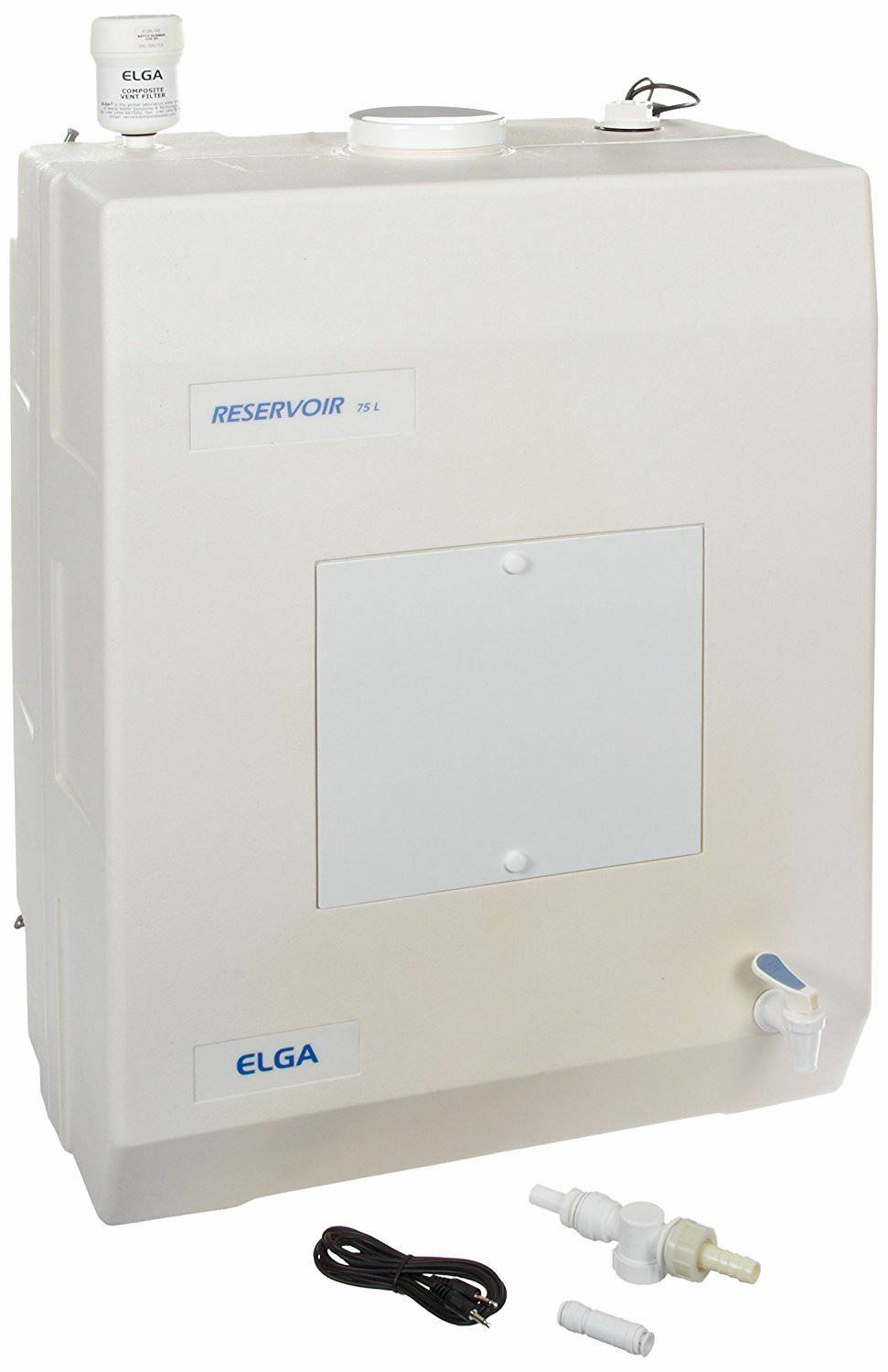 Elga LA613 Polyethylene Stand Alone Reservoirs Storage Tank, 75L Capacity, 505mm
