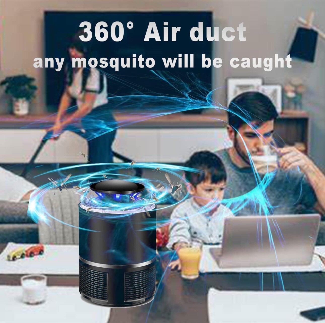 Electric Fly Bug Zapper Mosquito Insect Killer LED Light Trap Pest Control Lamp