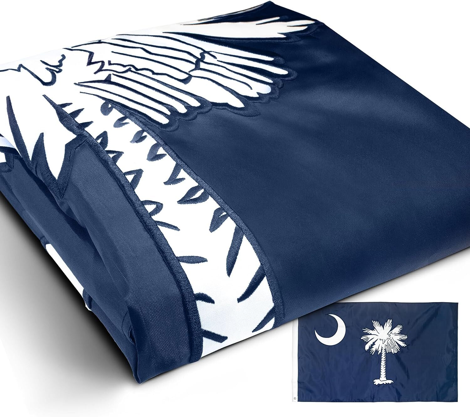 Anley EverStrong Series Embroidered South Carolina State Flag 3×5 Ft Nylon