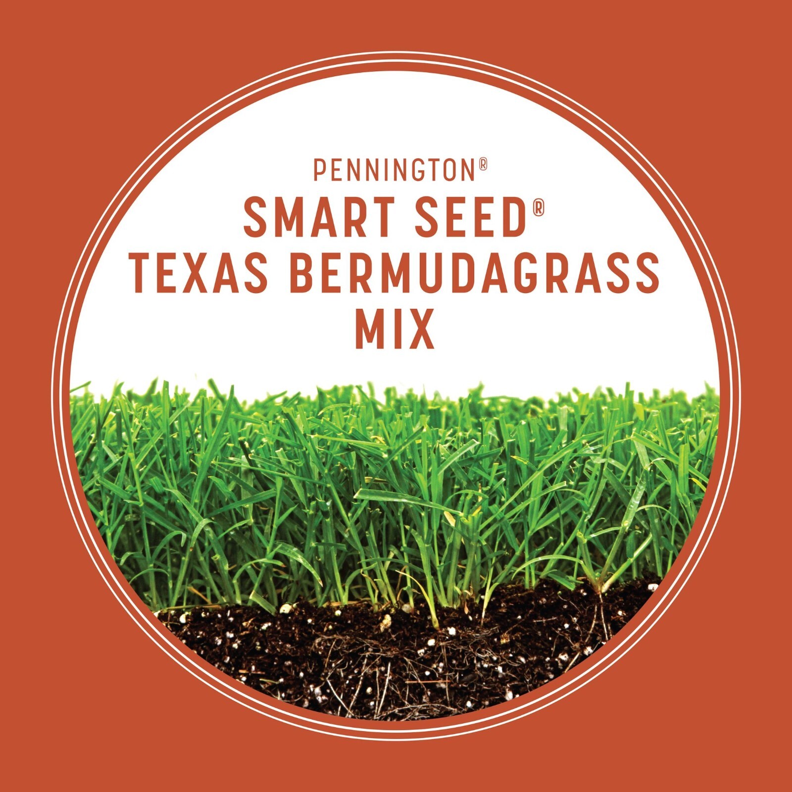 Pennington Smart Seed Texas Bermuda Grass Seed Mix, for Full Sun, 1.75 Lb.