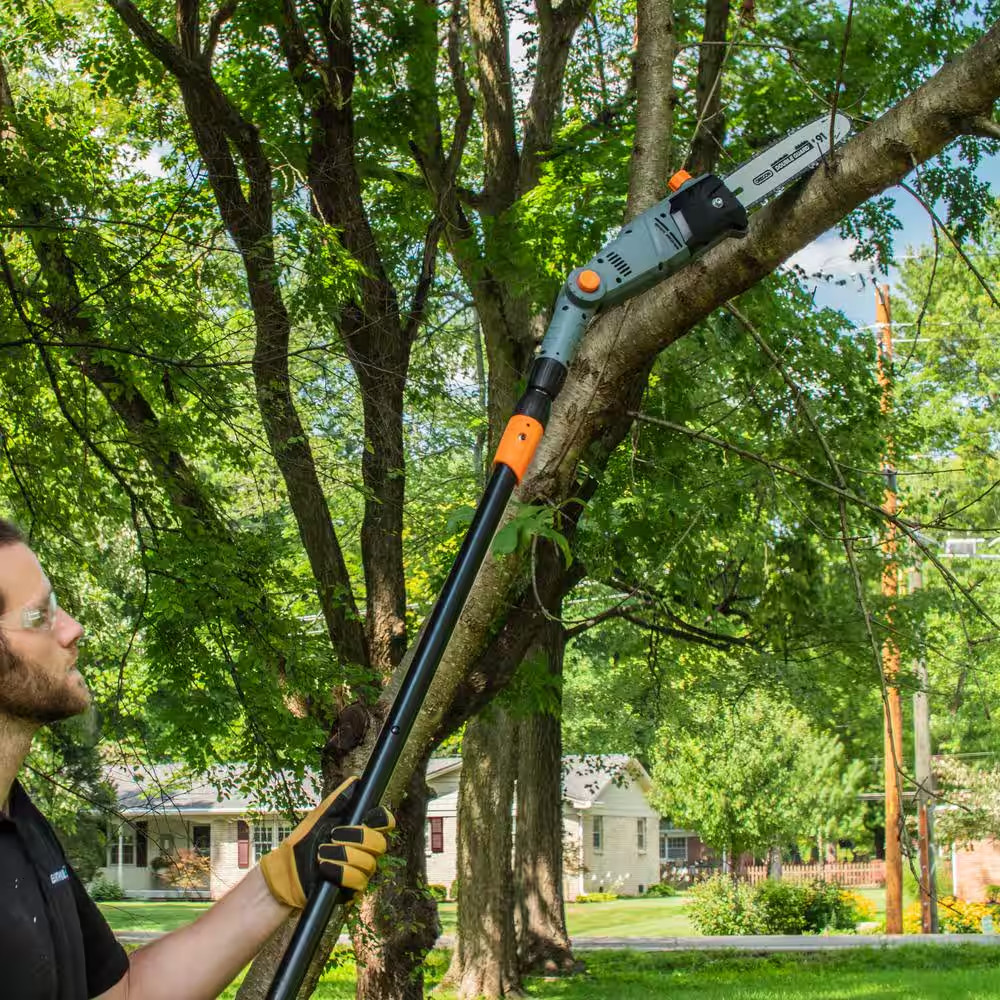 10 In. 8 Amp Electric Pole Chainsaw