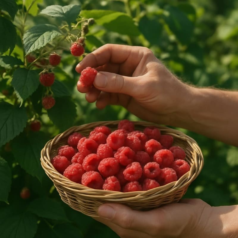 Raspberry Caroline Live Plants, 2-Pack – Full Sun, Fruit, USDA Zone 4-8, Outdoor