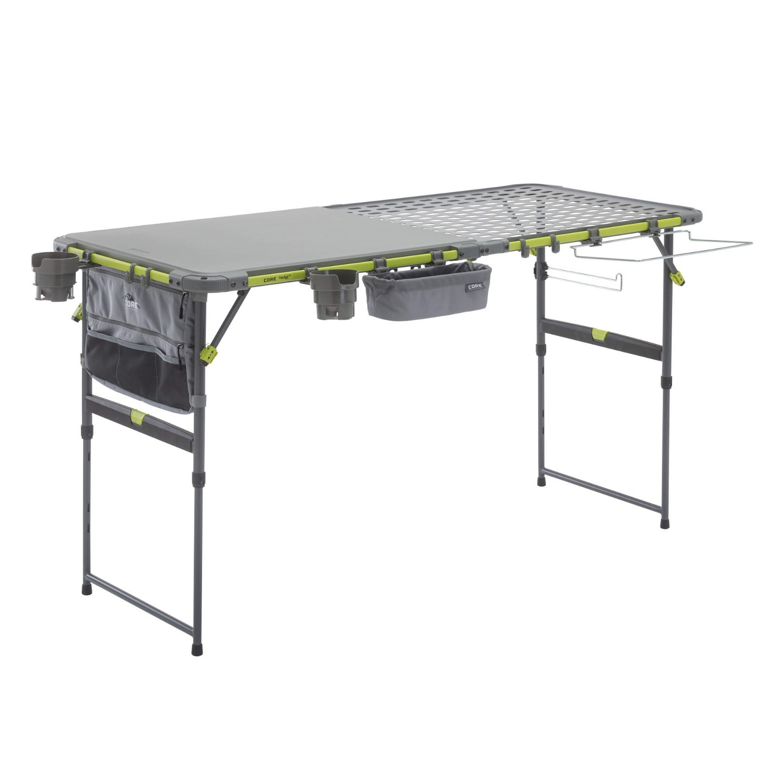 Core Equipment 5′ FlexRail Outdoor Grill Table – Warehouse Sale