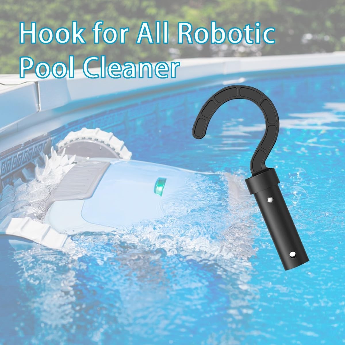 Pool Hooks for Poles Hook Robotic Cleaner Pole Black