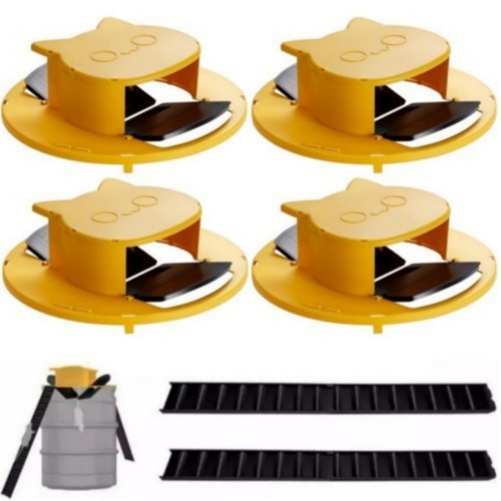 4 PACK Bucket Lid Mouse Rat Trap Bucket Mousetrap Catcher US FAST SHIPPING
