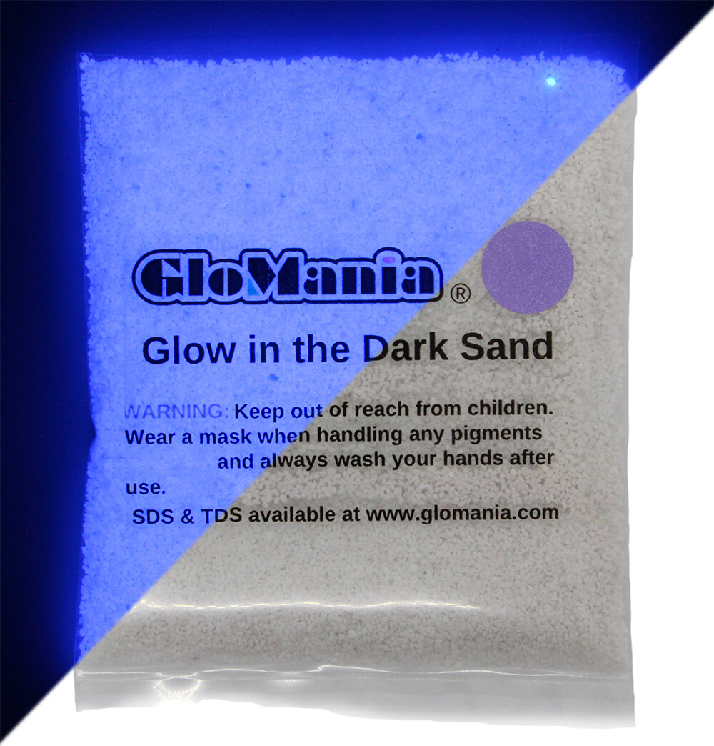 Glow in the dark Large Sand Neutral Crystals