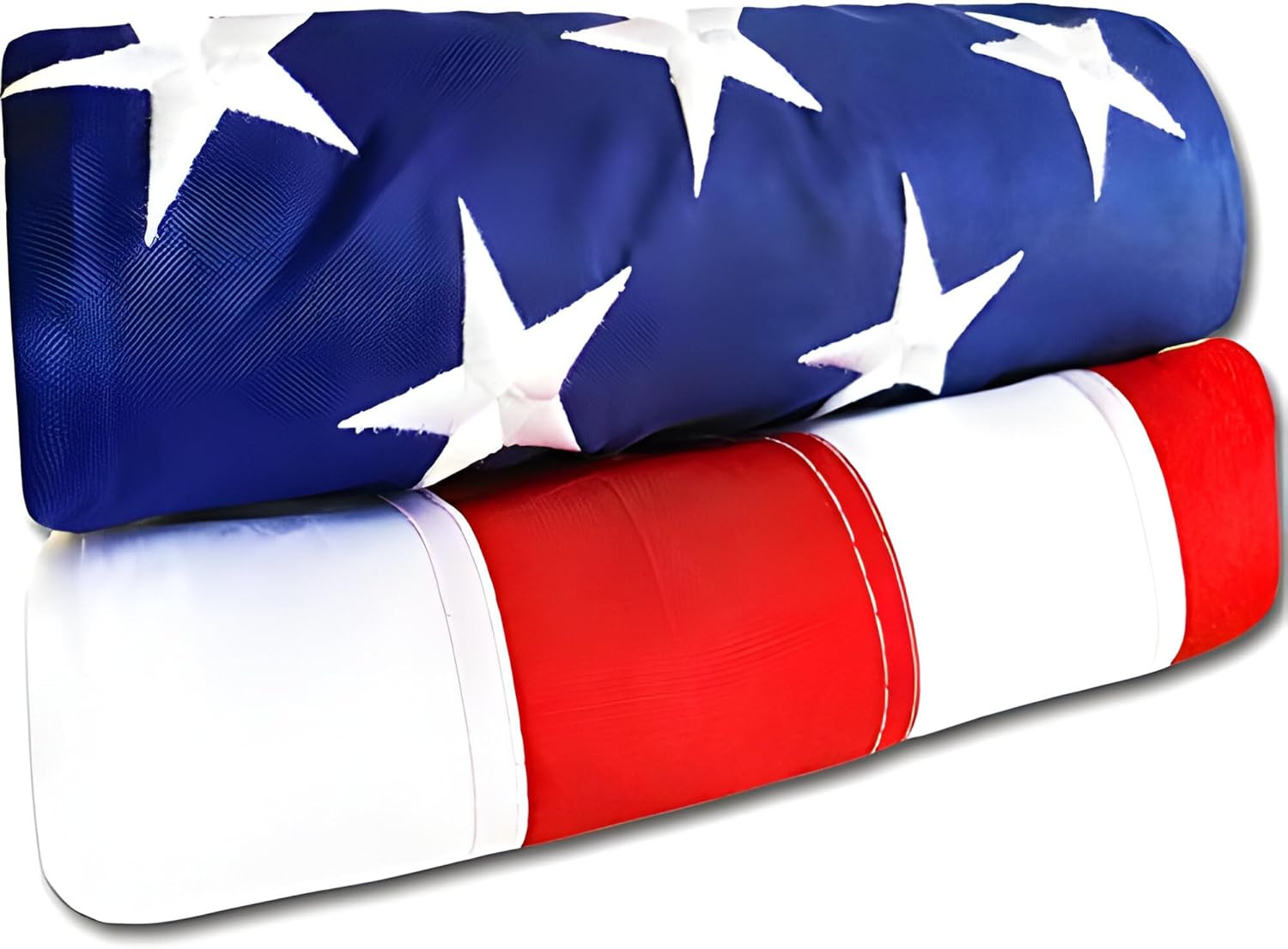 American Flag for Outside Heavy-Duty US Flag with Embroidered Stars Reinforced M