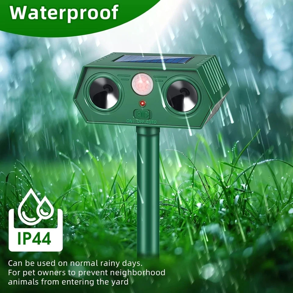2026 Sonic Fortress Pro Deer Repellent Devices Racoon Repellent Outdoor Squirrel