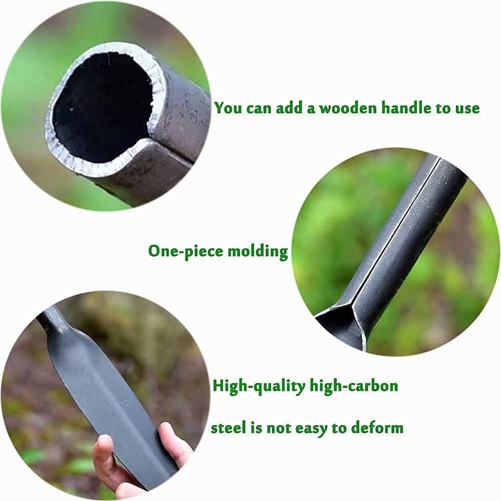 Willow Leaf-Shaped Garden Trowel Tool 12-inch Hand Shovel High-Carbon Steel Mate