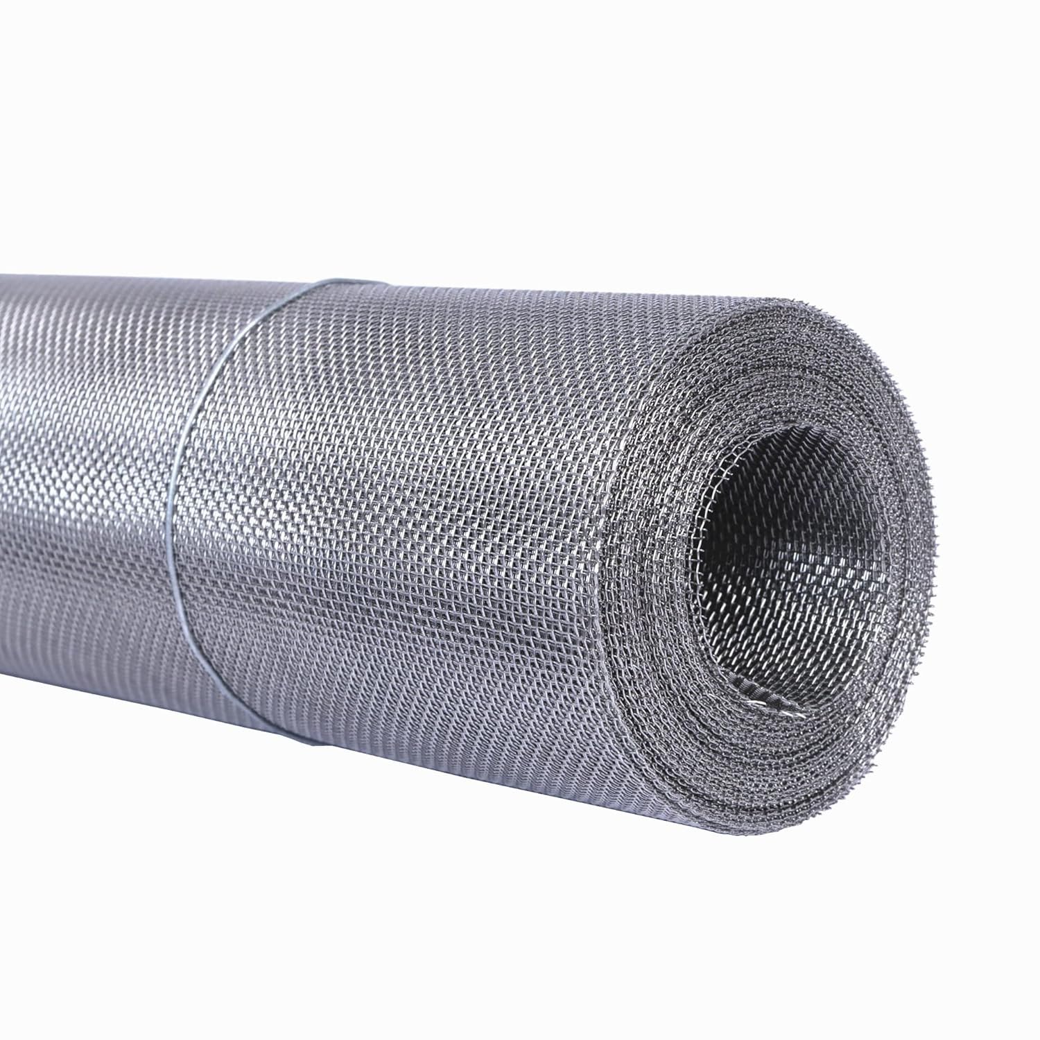 Stainless Steel 304 Wire Mesh-Metal Mesh Screen 15.5 Inches X 10 Feet