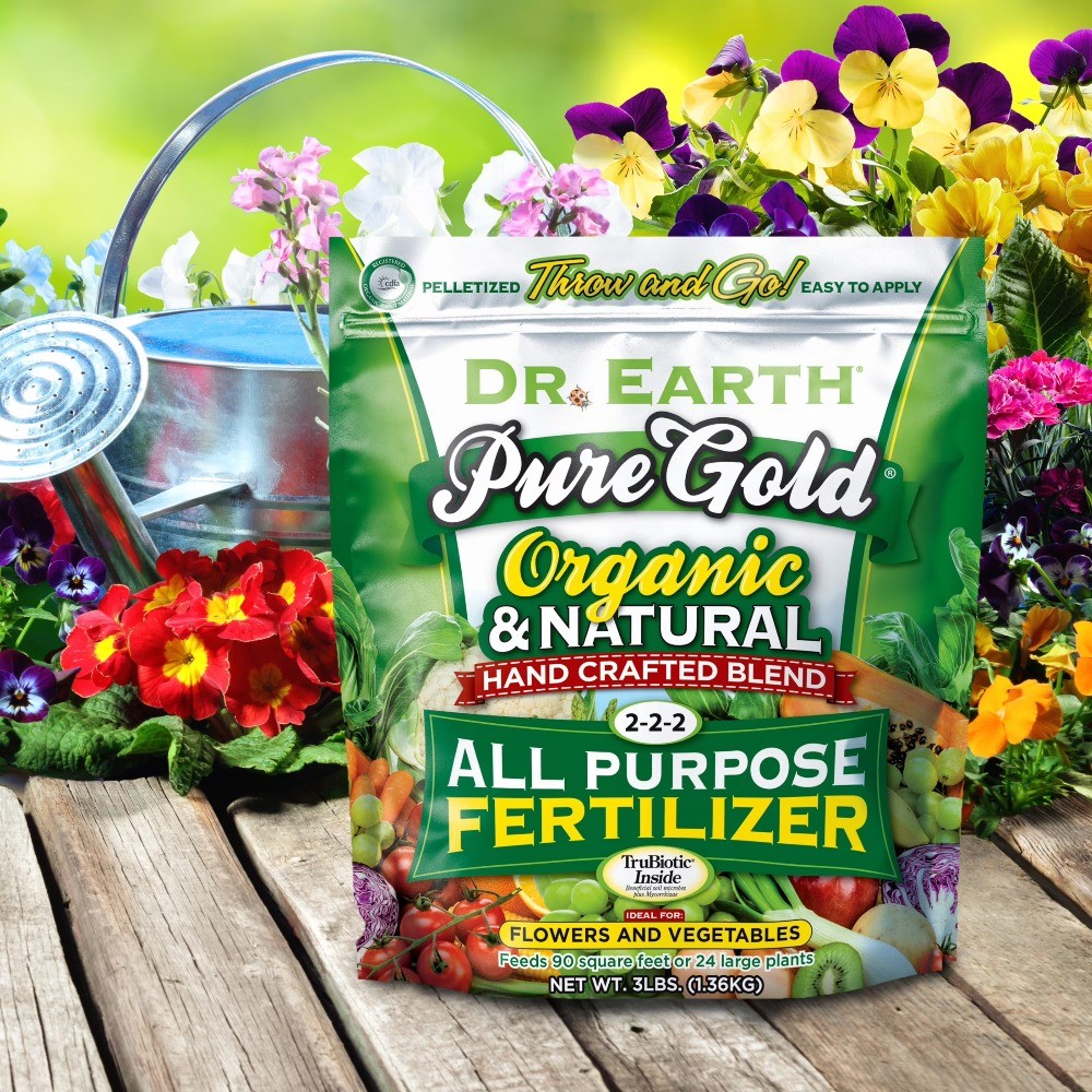 Dr. Earth Organic & Natural Pure Gold All Purpose Plant Food, 3 lb.