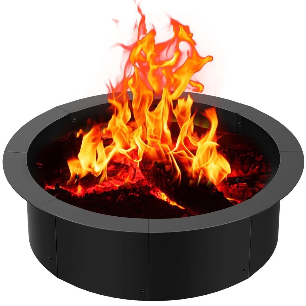 60 inch Inner Fire Pit Ring, 64 inch Outer Large Round Steel Fire Pit Insert …