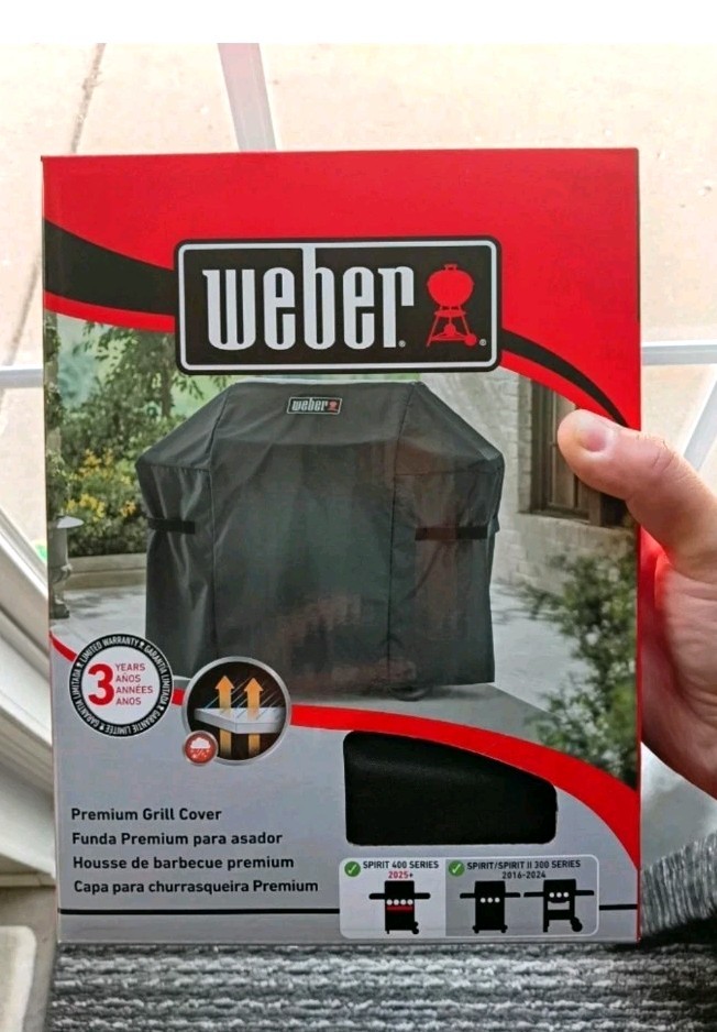 Weber Grill Cover Spirit 400 Series 7139 Premium Grill Cover
