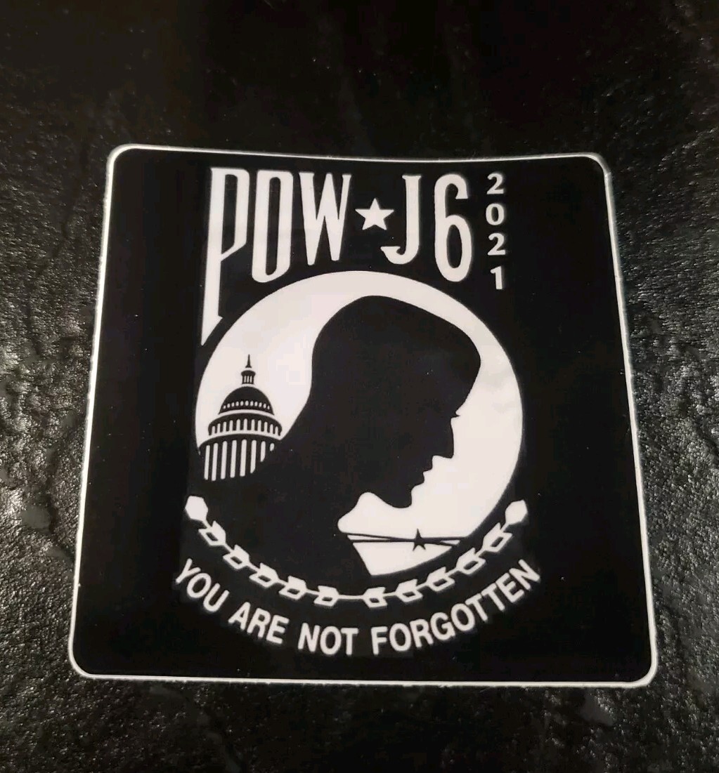 POW STICKERS You Are Not Forgotten January 6th