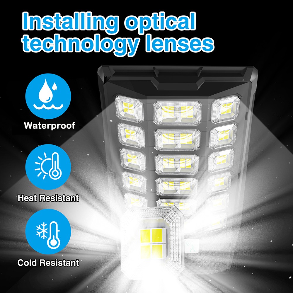 2 Pack Commercial 1000000LM LED Dusk to Dawn Solar Street Light Road Area Lamp