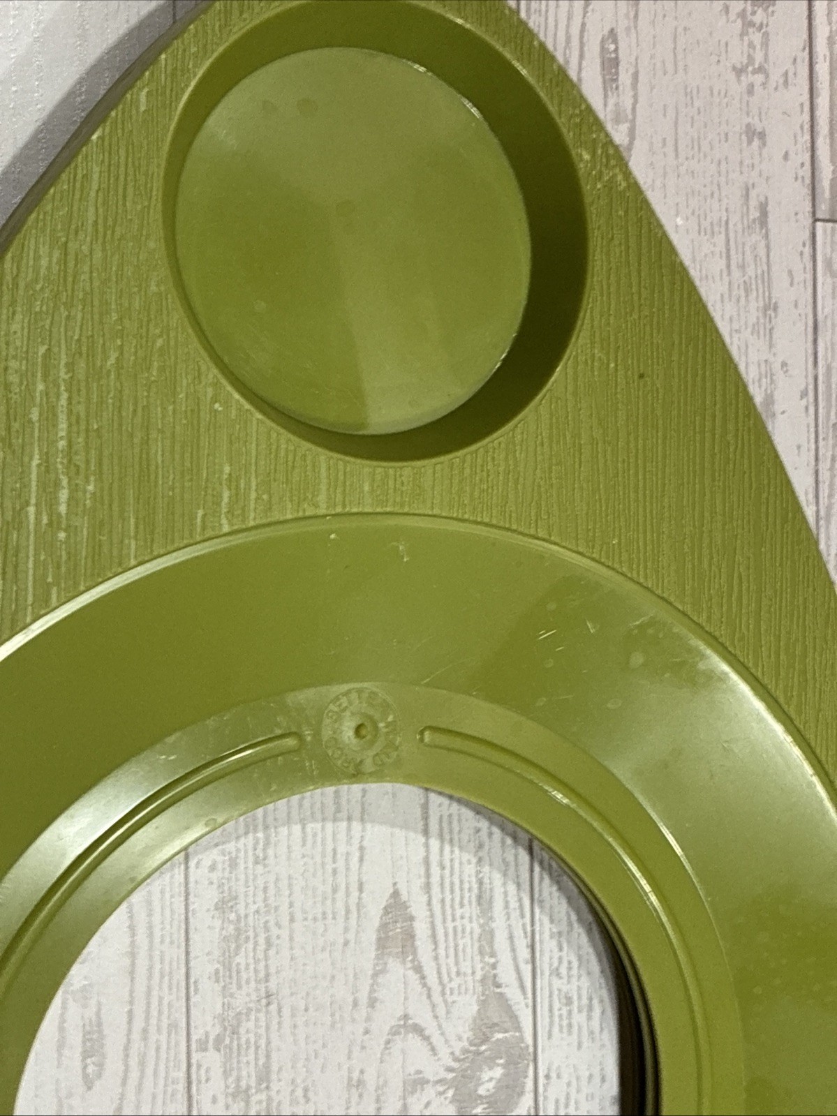 Better Maid Paper Plate and Cup Holders Avocado Green / Orange Set of 9 Vintage
