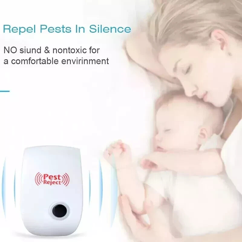 Ultrasonic Pest Insect Rodent Repeller Electronic Plug-In Mice Rat Cockroach Bug