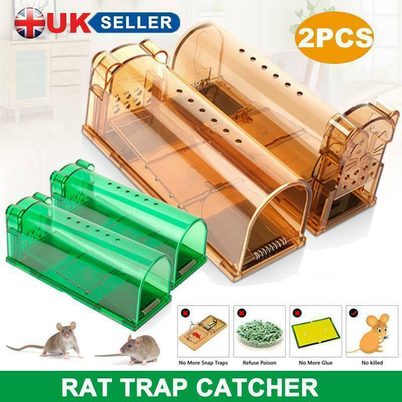 Humane Mouse Traps – 2 Pack – Live Catch and Release – #1 Best Selling Mousetrap
