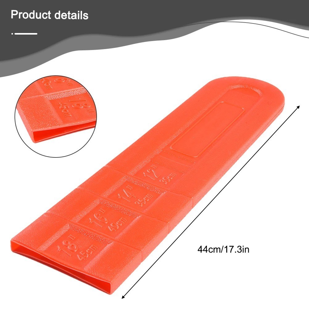Chainsaw Bar Cover Chain Scabbard Guard Protector 12 16 18 20 Inch Safe Storag