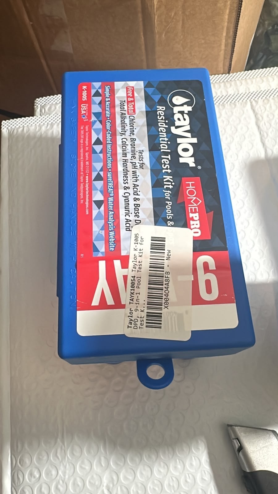 Taylor K-1005 DPD, 9-in-1 Pool Test Kit for Free & Total Chlorine, Bromine,…