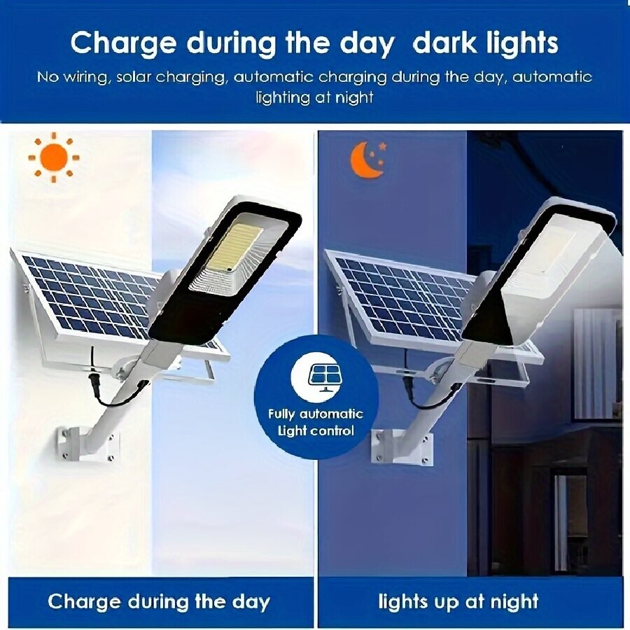 1PC 100W solar lights, outdoor lights, LED lights, IP65 waterproof