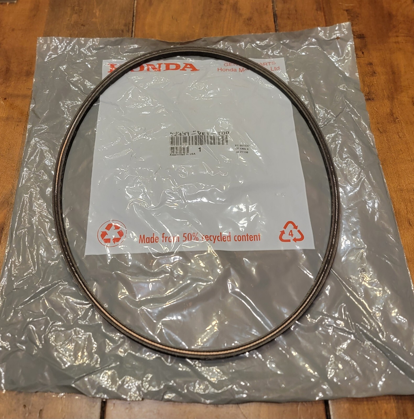 NEW Genuine HONDA V-Belt (3L-36.3) HRB215 HRM215 HRR216 HRT216 22431-VE1-T00 OEM