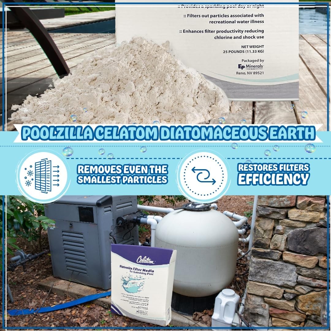 Celatom Diatomite Filter Media Diatomaceous Earth 25lb