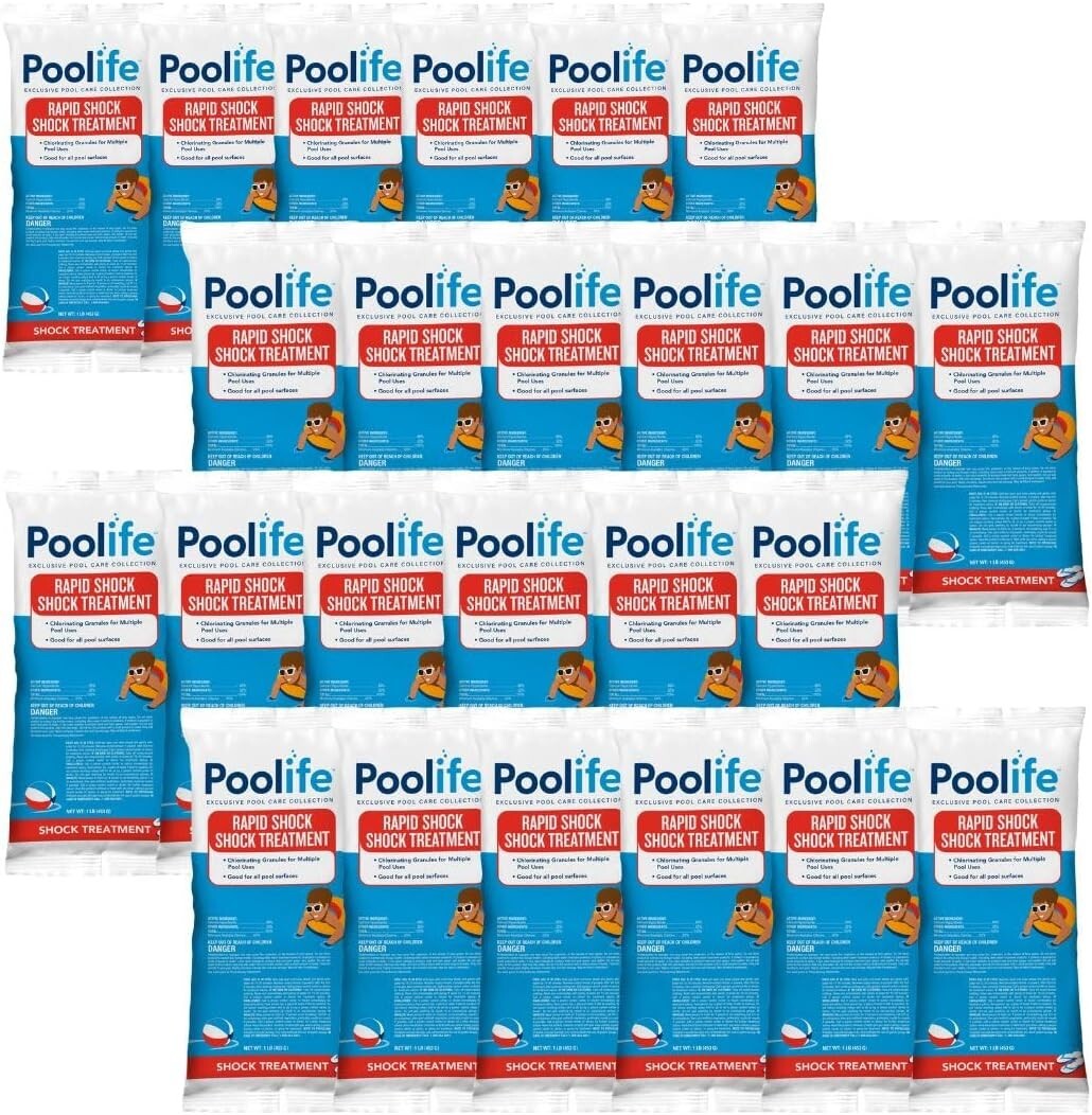 Poolife RapidShock 68% Chlorine Pool Shock 1 lb Bag EPA : 1258-913