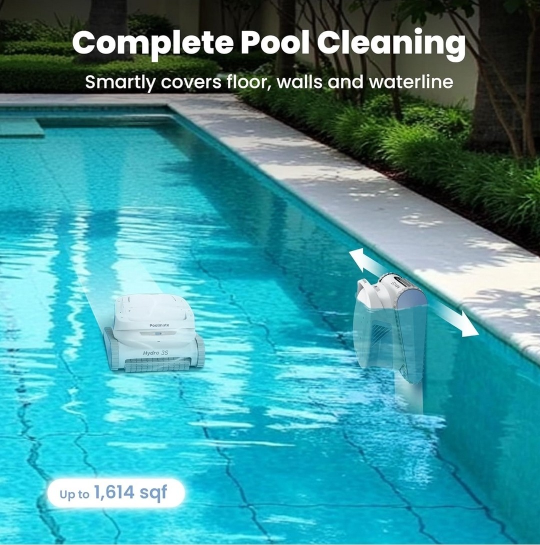 NIB Poolmate Chasing Hydro 3S Robotic Pool Cleaner 300 Mins $650 IngroundAbove