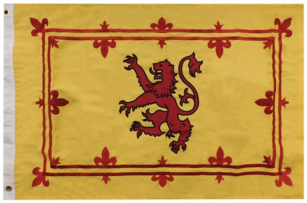 HEAVY COTTON 2 FEET X 3 FEET SCOTLAND LION RAMPANT FLAG – ROYAL FLAG OF SCOTLAND