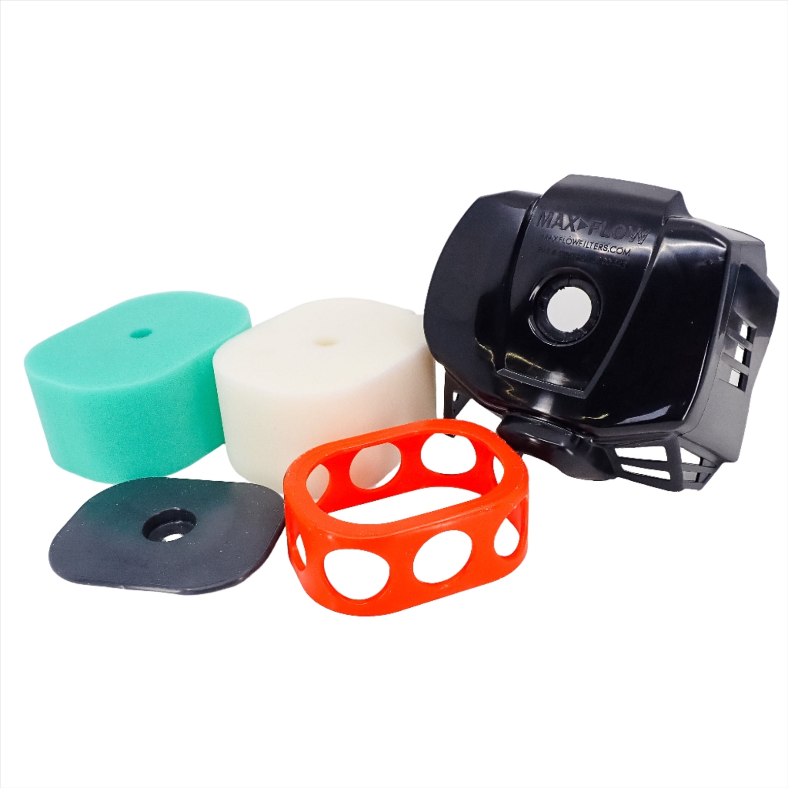 MAXFLOW AIR FILTER KIT FITS STIHL MS500I — COVER, CAGE AND TWO ELEMENTS