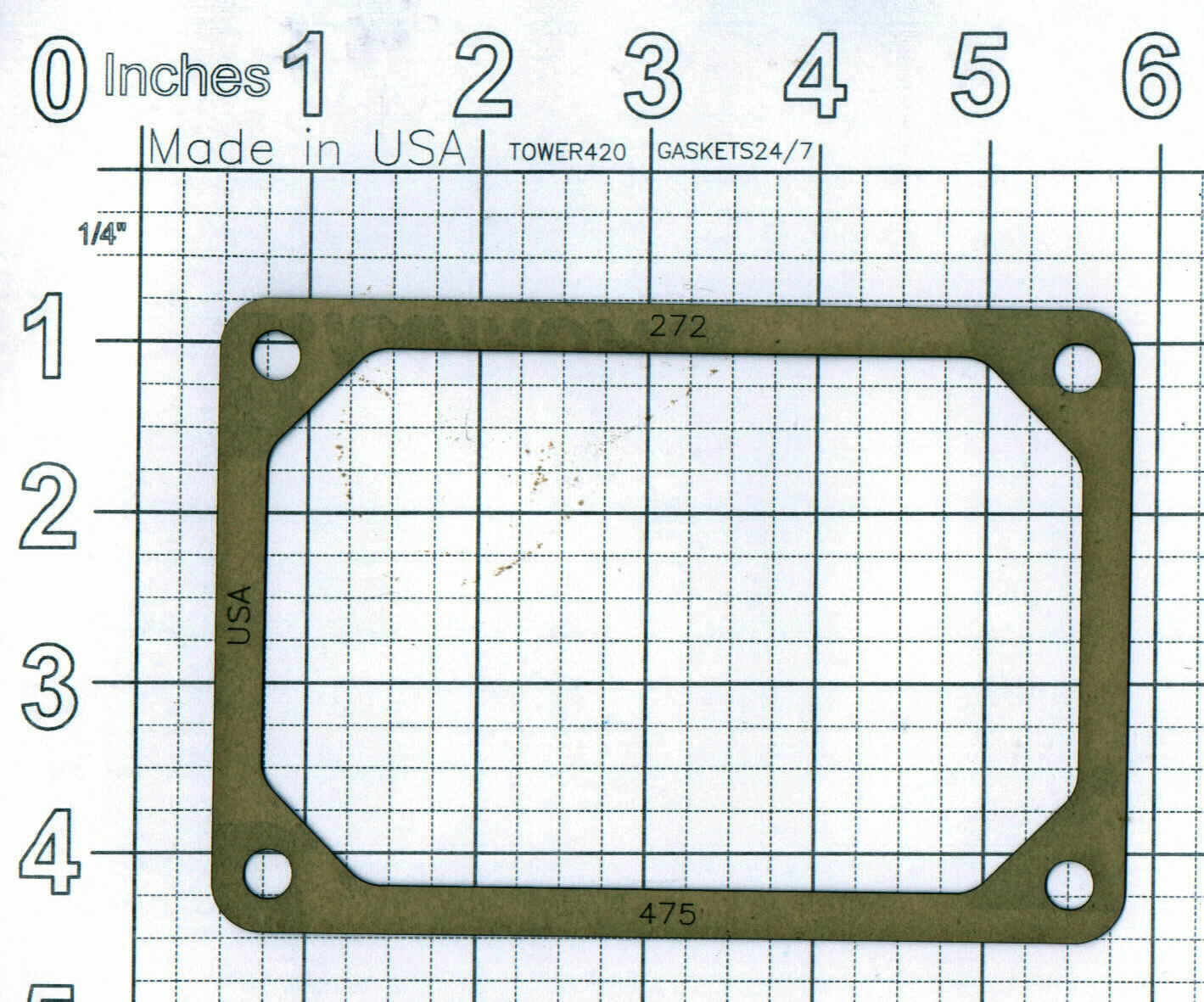 2 USA Briggs 272475S Rocker Cover Gasket Replaces 692285/272475