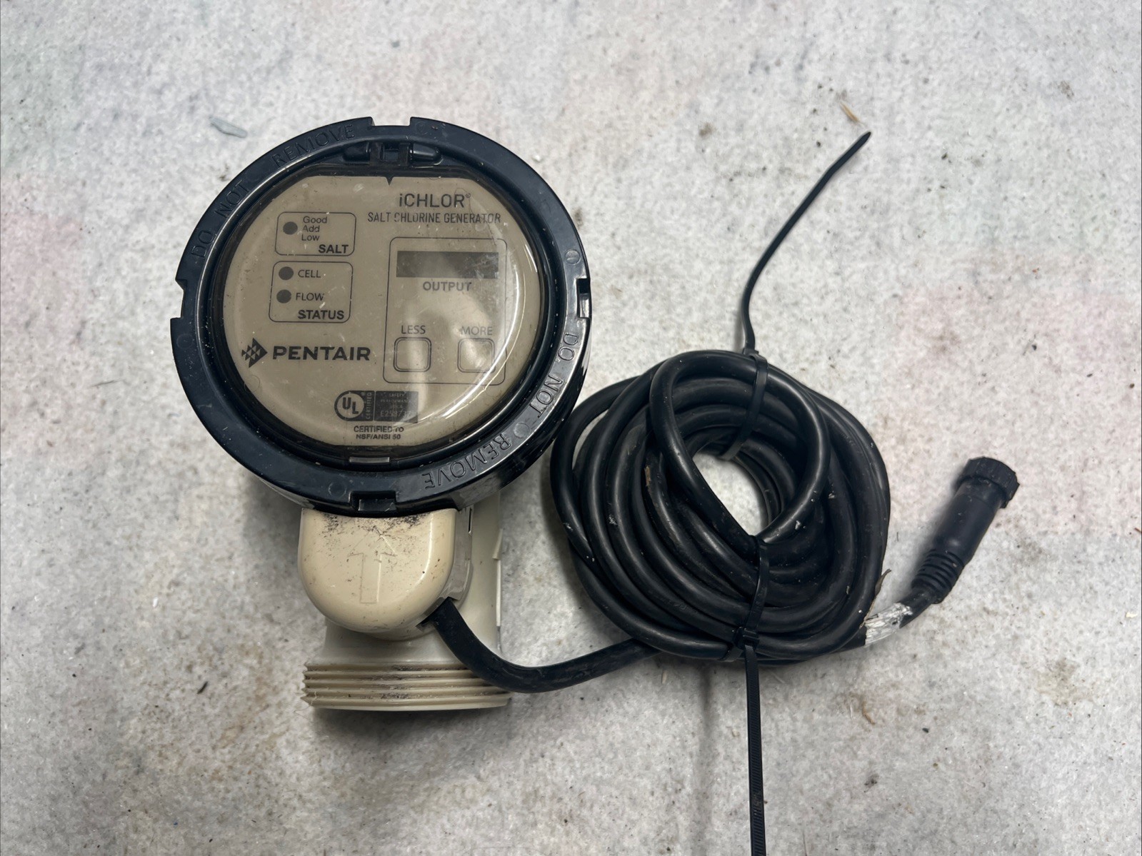 Pentair Ichlor 30 Salt Chlorine Generator (Cell Only) For Parts, non-working