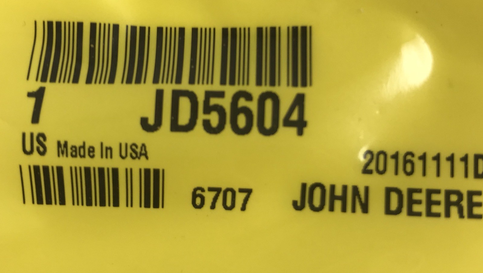 JD5604 John Deere OEM Decal
