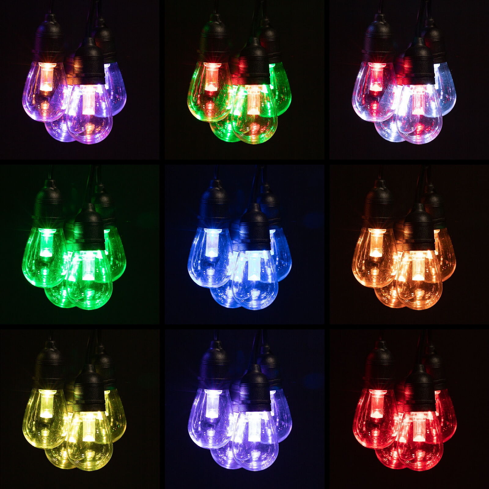 24 Foot Multi-Color Chasing String Light Indoor Outdoor Party Holiday Decoration