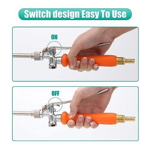 All Metal 29 Inches Sprayer Wand1/4 & 3/8 Brass Barb Sprayer Wand Replacement US
