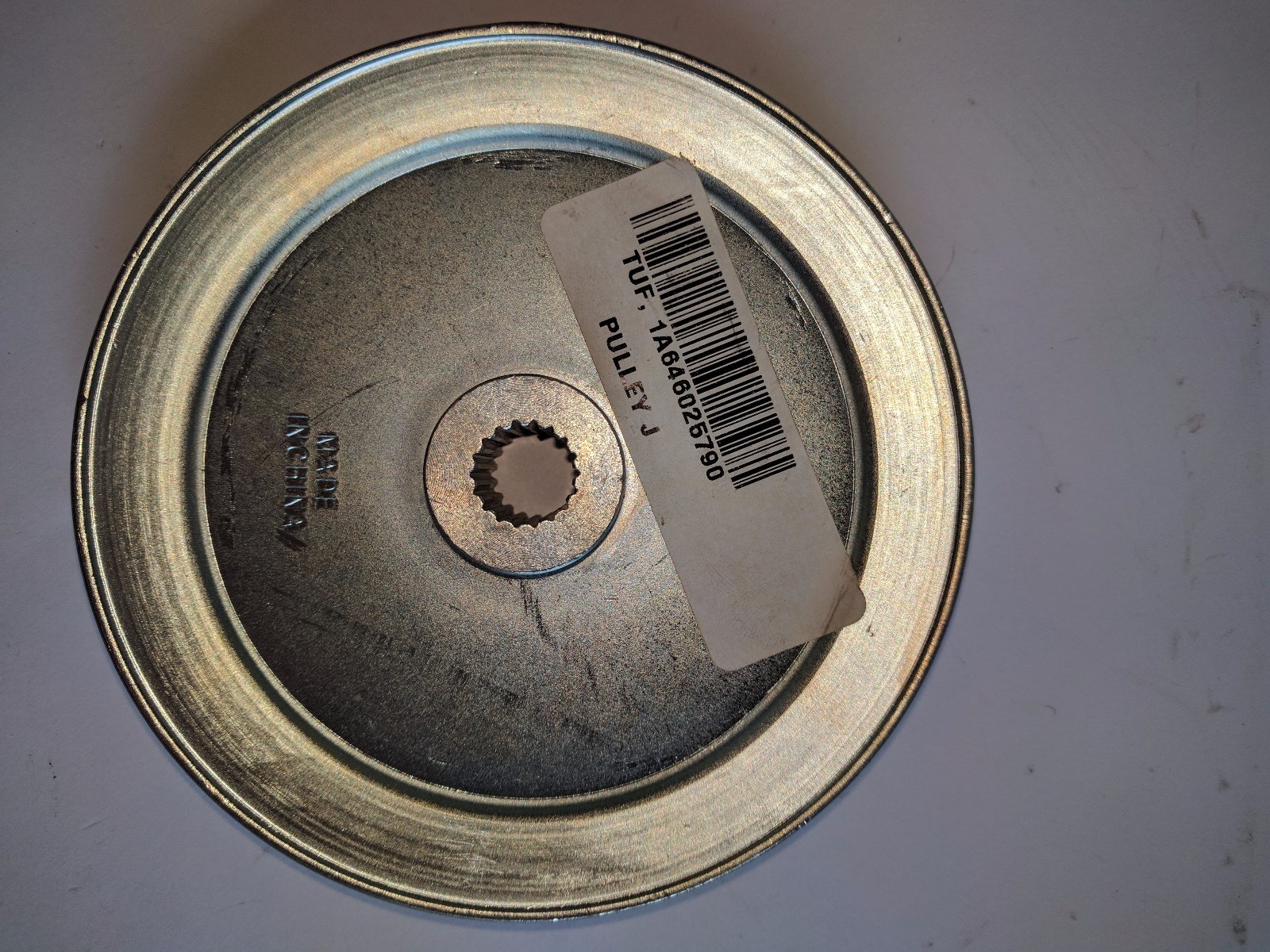New Genuine Tuff Torq Transmission 1/2″ Spline Drive Pulley J 5-1/8″ 1A646025790