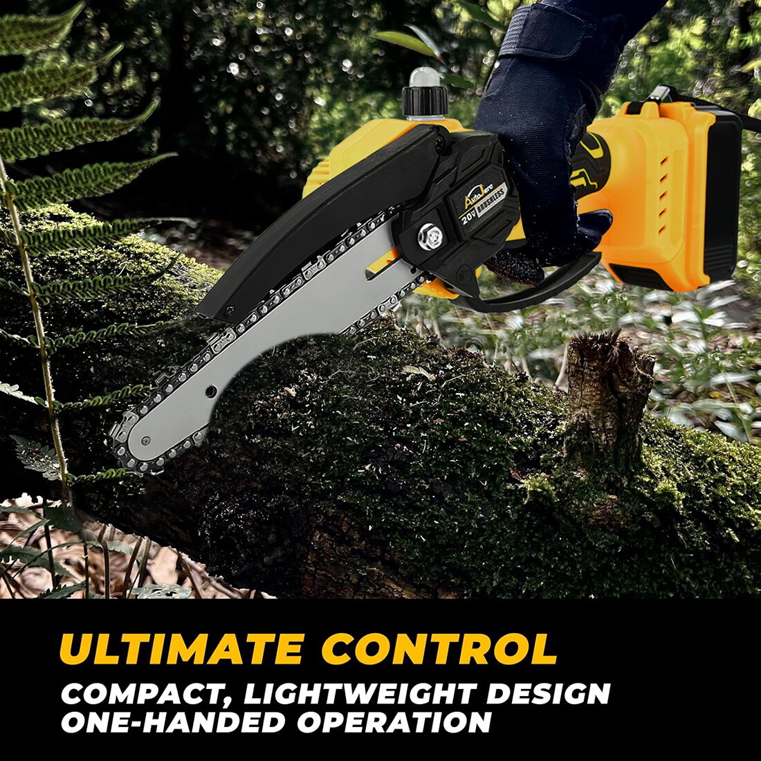 Cordless Chainsaw for DeWALT 20V Max Battery 6-Inch Hand-held Mini Pruning Saw