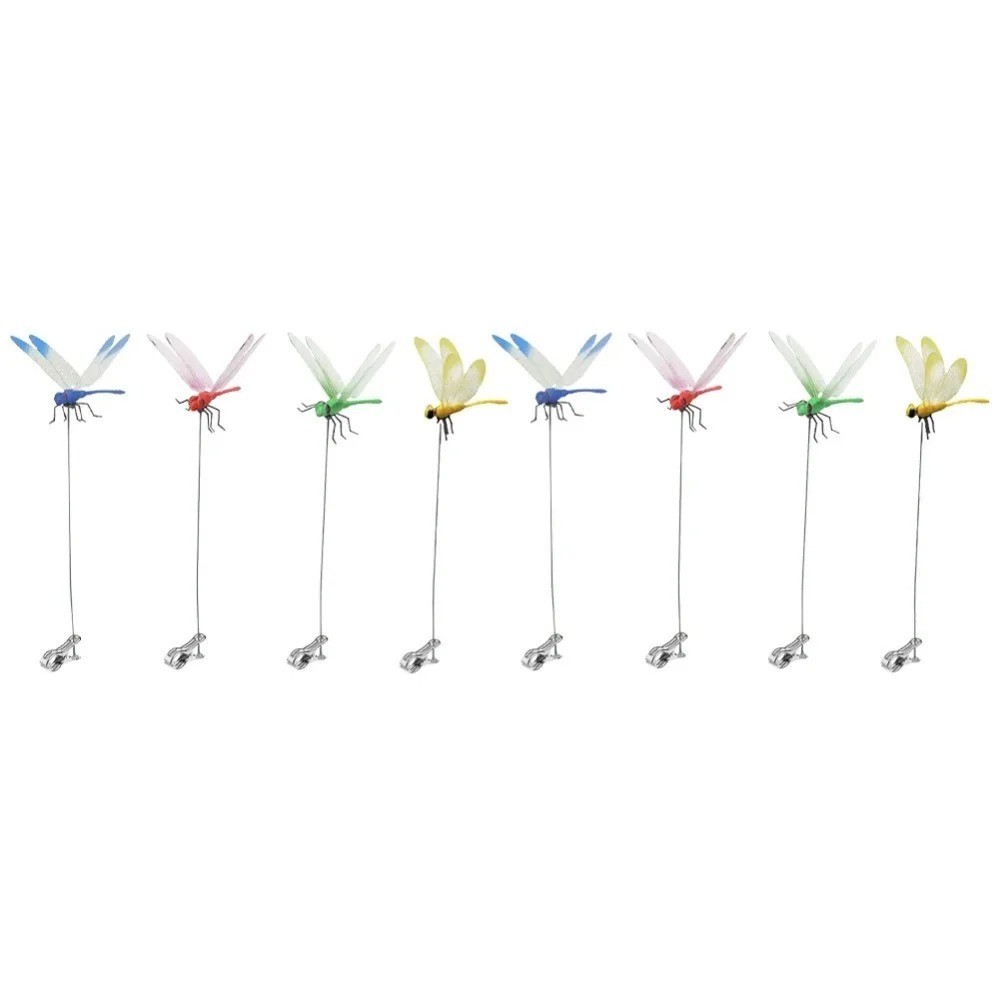 Fake Dragonfly Rod Clip Insect Repellent 3D Artificial Dragonfly Free Ship