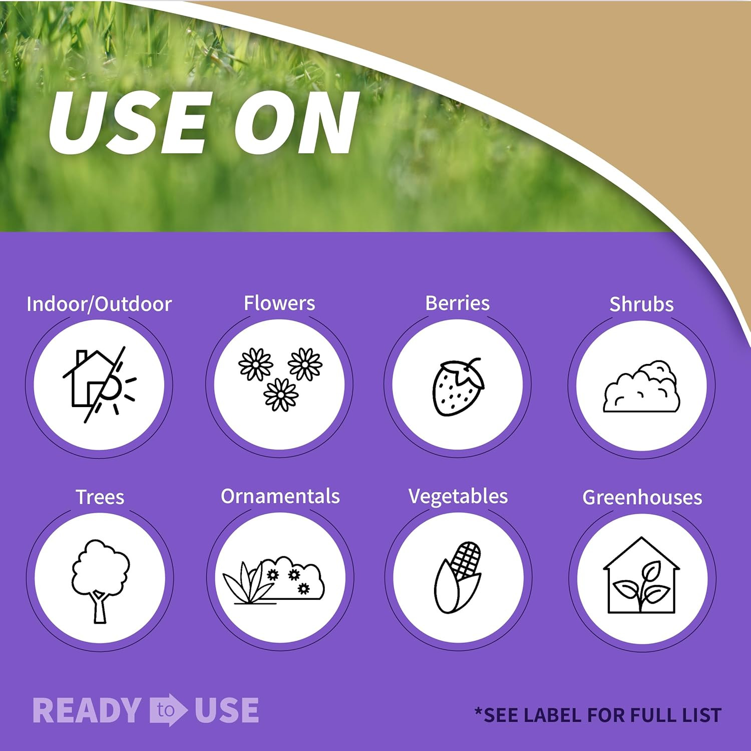 Insecticidal Soap, 32 Oz Ready-To-Use Spray Multi-Purpose Insect Control for Org