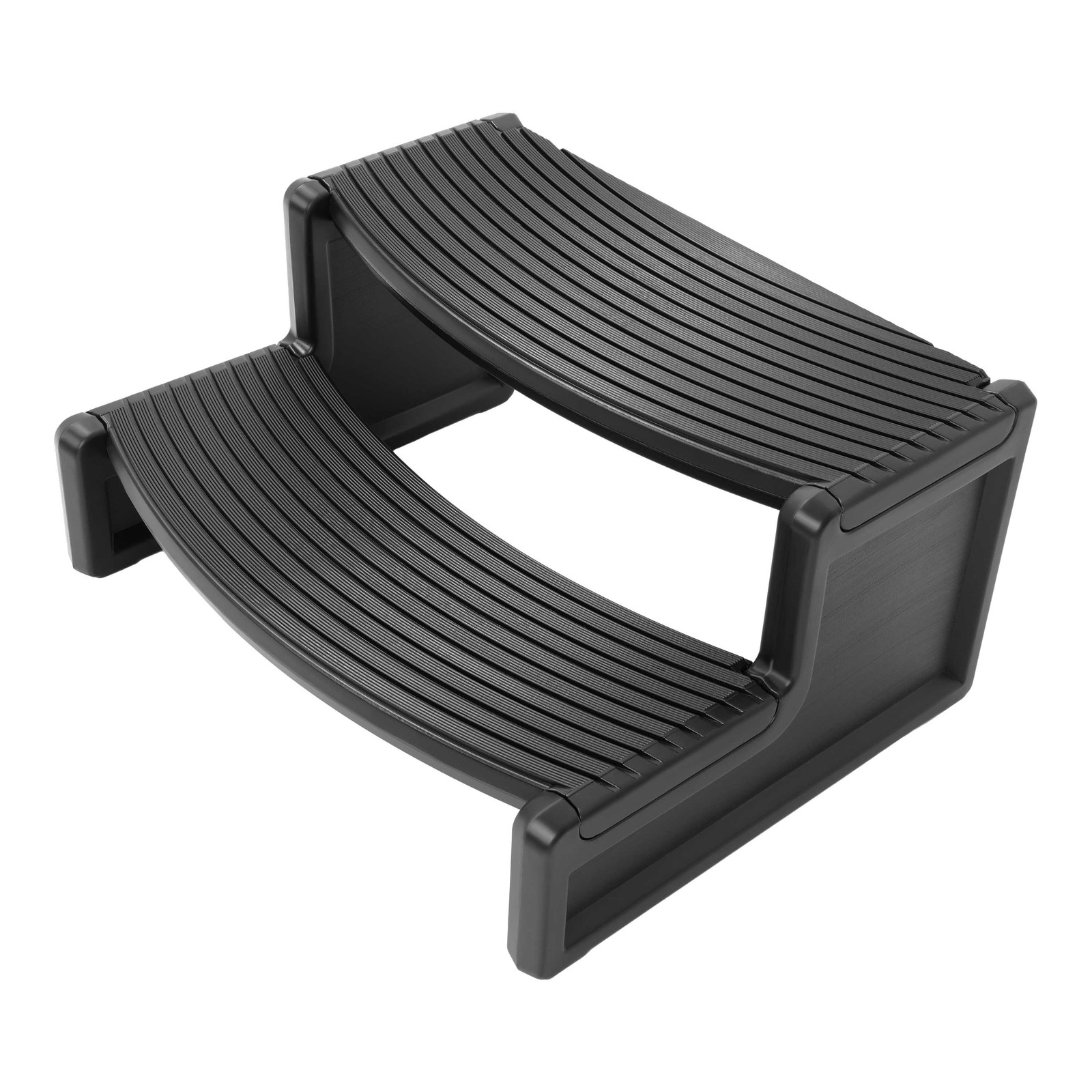 Universal Spa Hot Tub Steps No Slip Handi-Step Dark Gray/Black/Carbon Gray/Brown