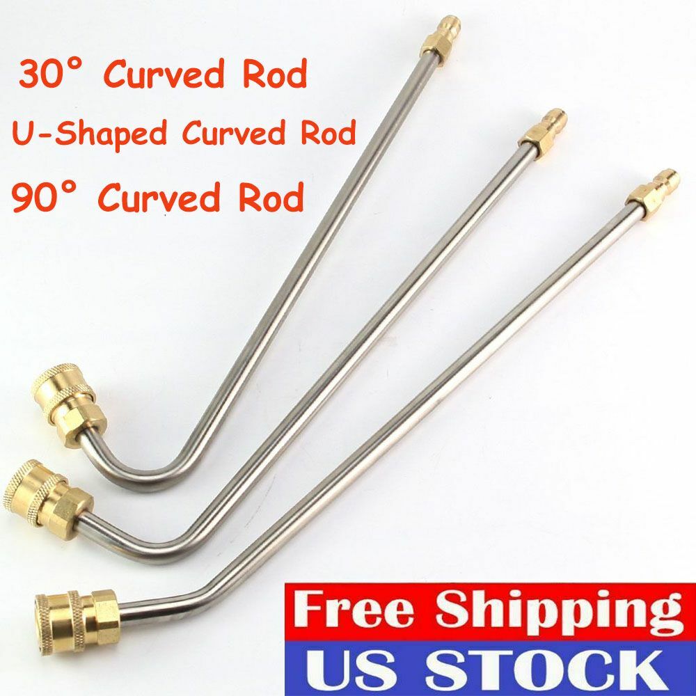 Washer Extension Gutter Rod Cleaner Wand Attachment Accessory High Pressure Rod