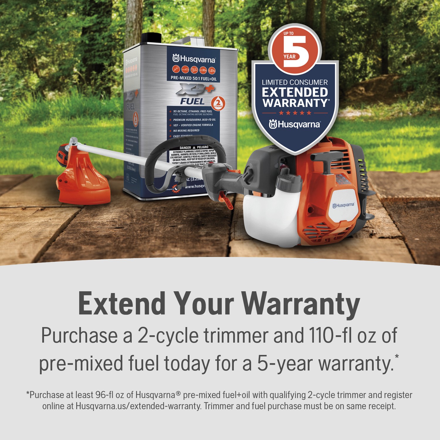 Husqvarna 122L Gas String Trimmer, 22-cc, 2-Cycle, 17-Inch Straight-Shaft Gas