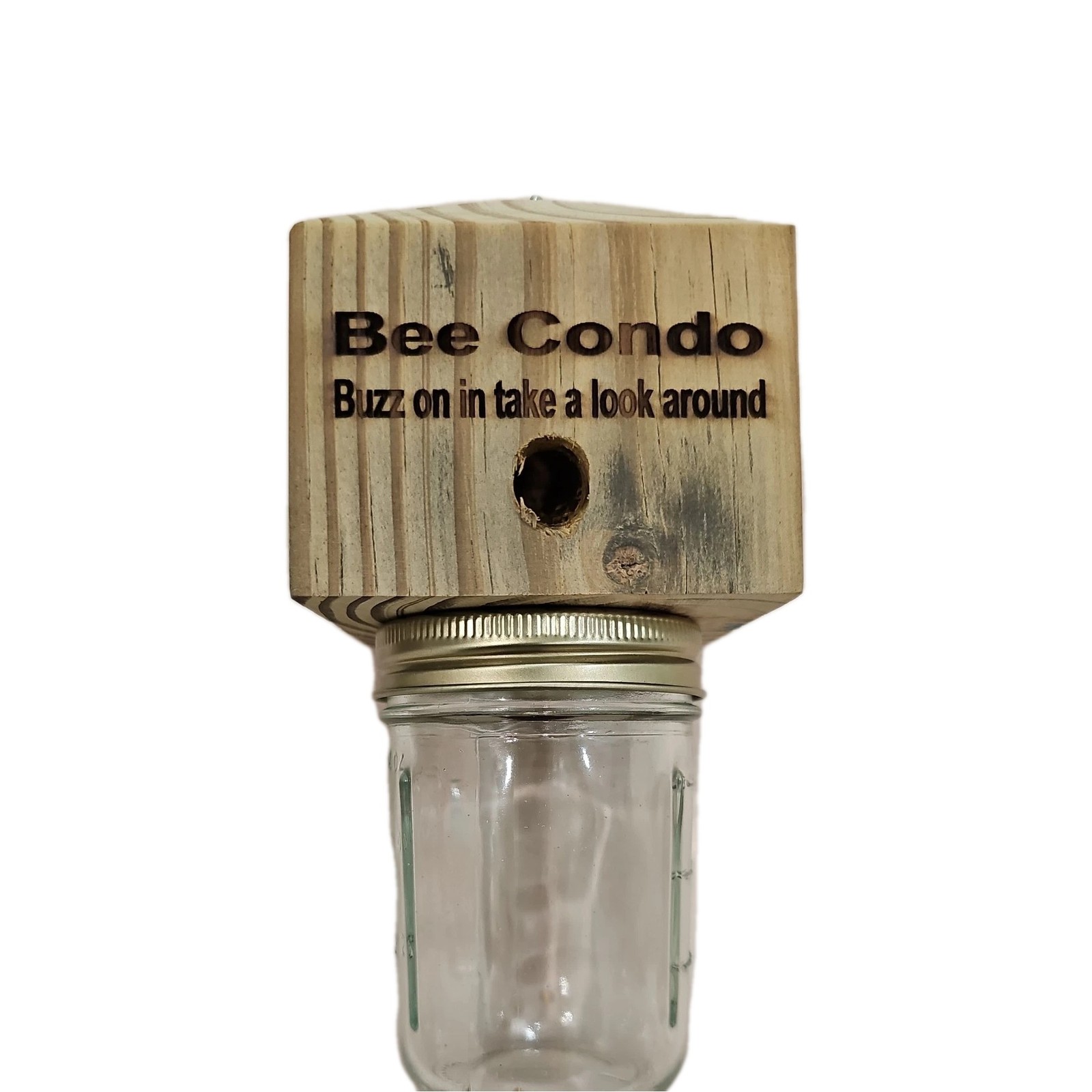 (2) Handmade Carpenter Bee Traps Boring Bee Works GREAT!!