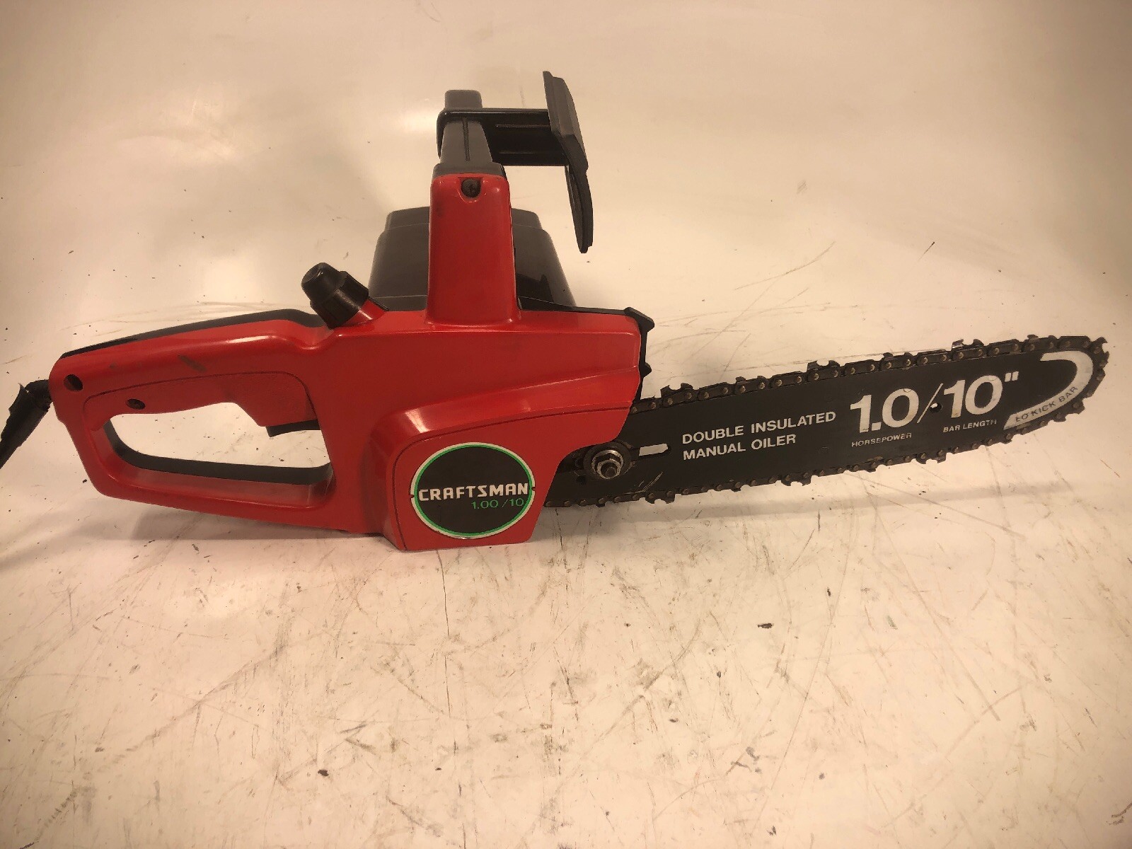 Craftsman 10″ 8 Amp Electric Corded Chainsaw 1.0 Horsepower