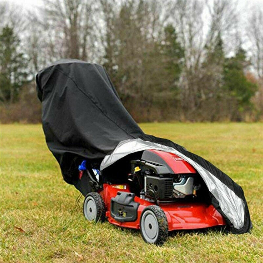 Waterproof Heavy Duty Lawn Mower Cover UV Protector Push Mower Cover Universal